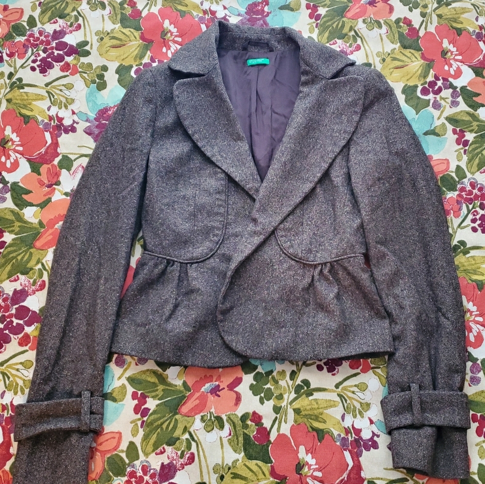 Grey Wool Blazer